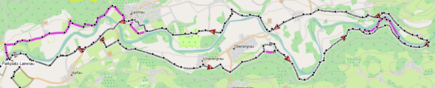 Fahrradtour von Apflau Ã¼ber Laimnau an der Argen entlang